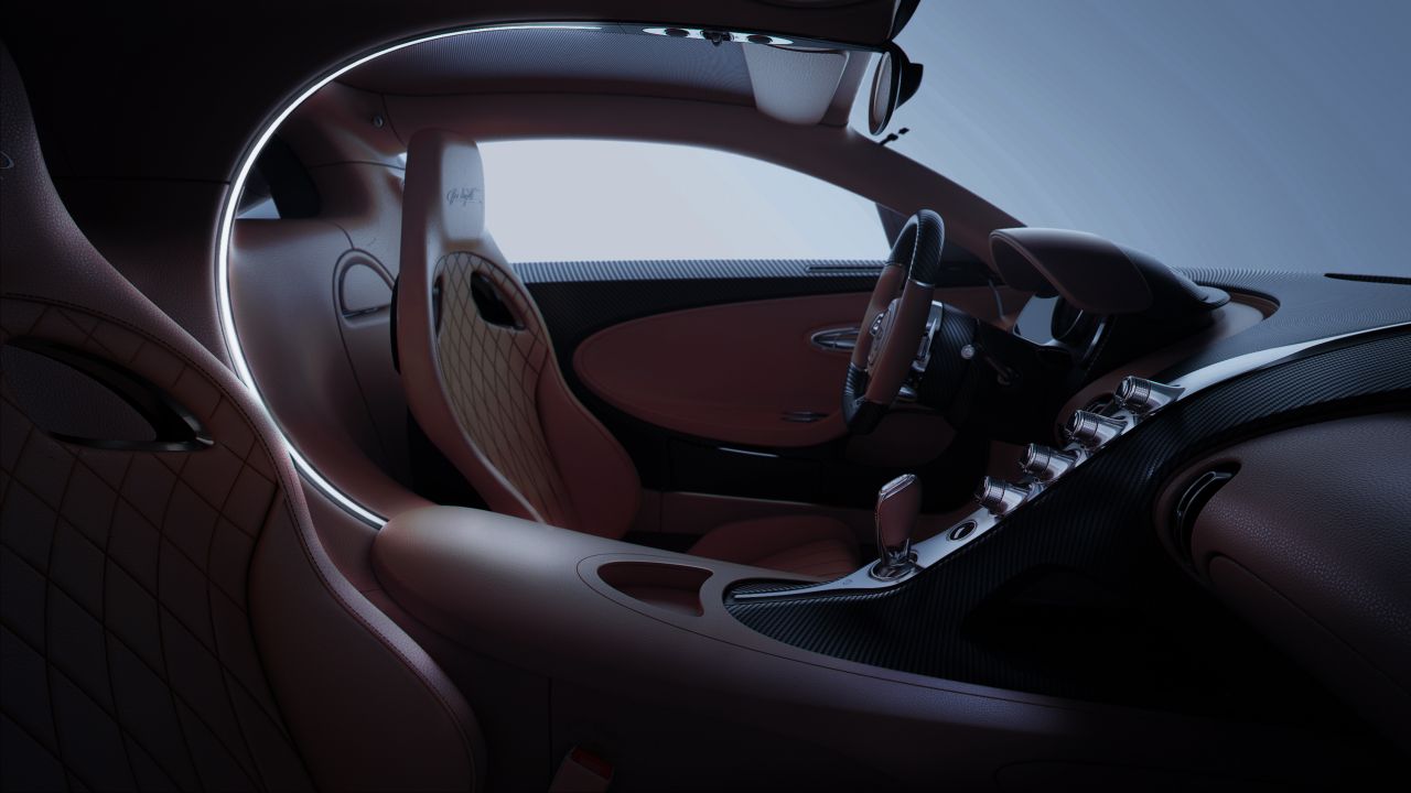 Bugatti Chiron Interieur – C-Spange